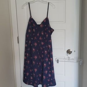 Never worn blue floral dress